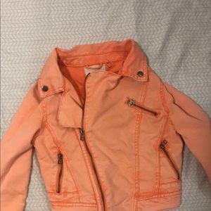 Pink jean jacket